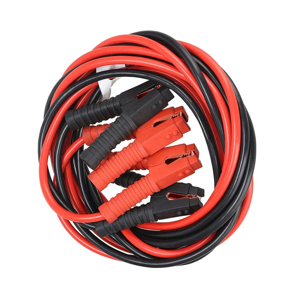 Firing Line 6m 3000A Car Battery Power Emergency Cable Jump Start Firing Line Power Wire Copper Clip Clamp Boost Cord Bateria Auto (Black and Red)