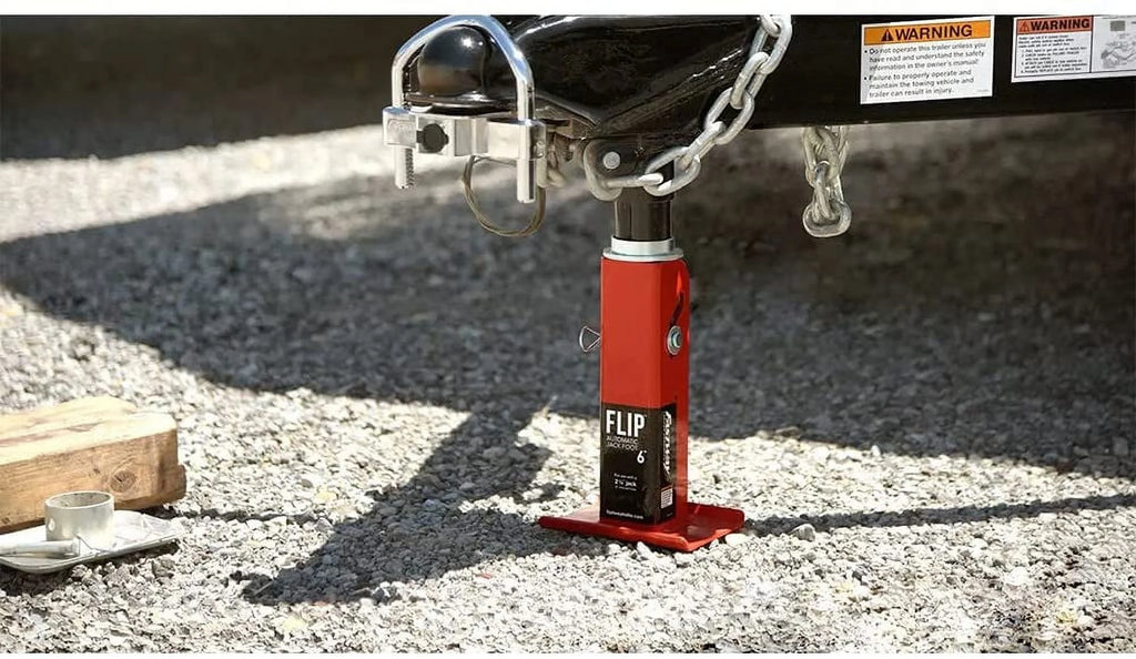 Southwest Wheel 5,000 lbs Side Wind RAM A-Frame Trailer Jack w/ 6 Flip Foot