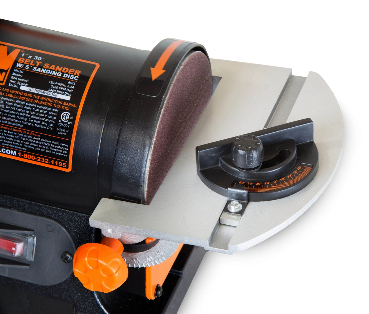 WEN Products 2.3-Amp 1 x 30-Inch Belt Sander with 5-Inch Sanding Disc�� 6515T