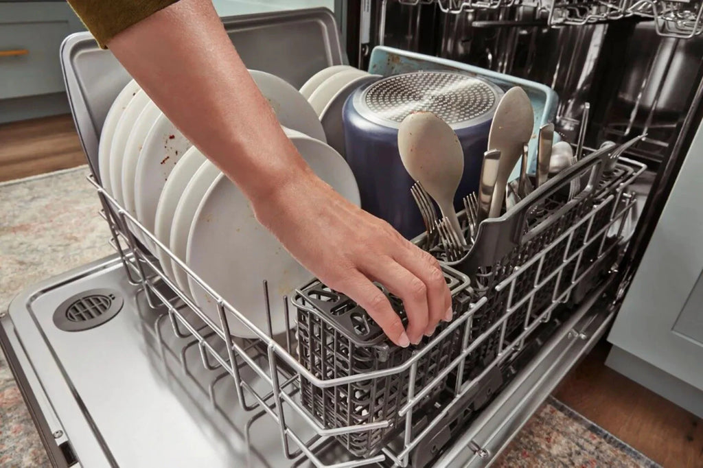 Whirlpool - 24 Top Control Built-In Dishwasher with Stainless Steel Tub, Large Capacity, 3rd Rack, 47 dBA - Stainless steel