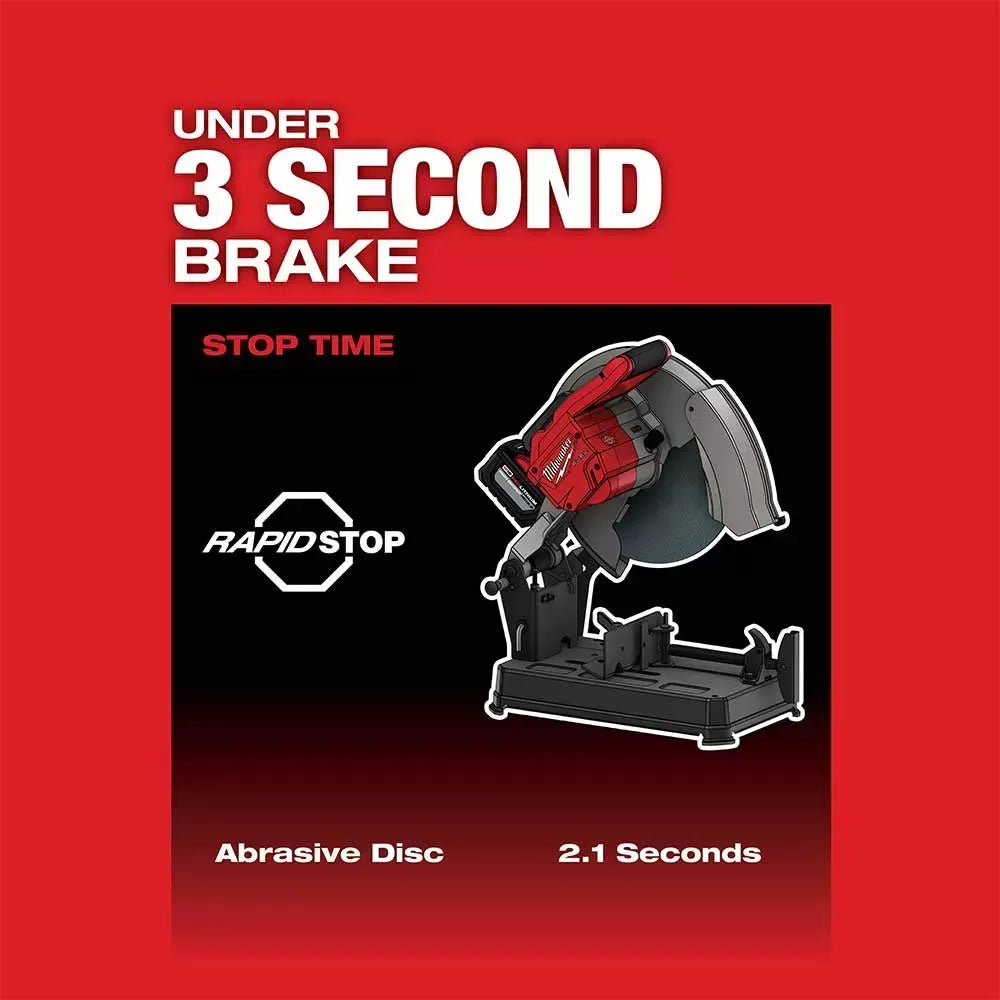 Milwaukee 2990-20 M18 FUEL 14 Li-Ion Brushless Abrasive Chop Saw - Bare Tool