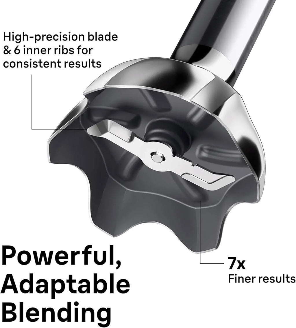 Braun MQ50202M MultiQuick 5 Vario Hand Blender, Black