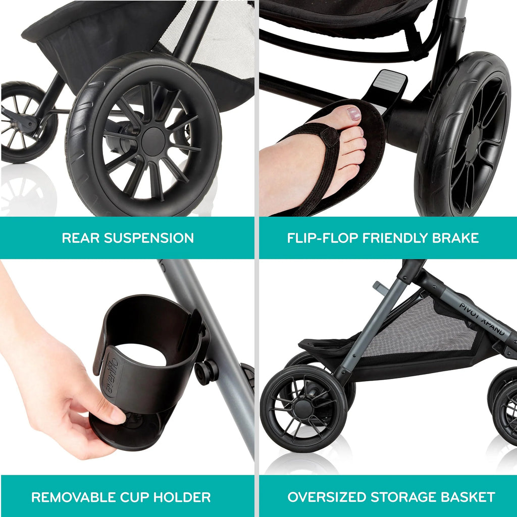 Evenflo Modular Travel LiteMax Anti Rebound