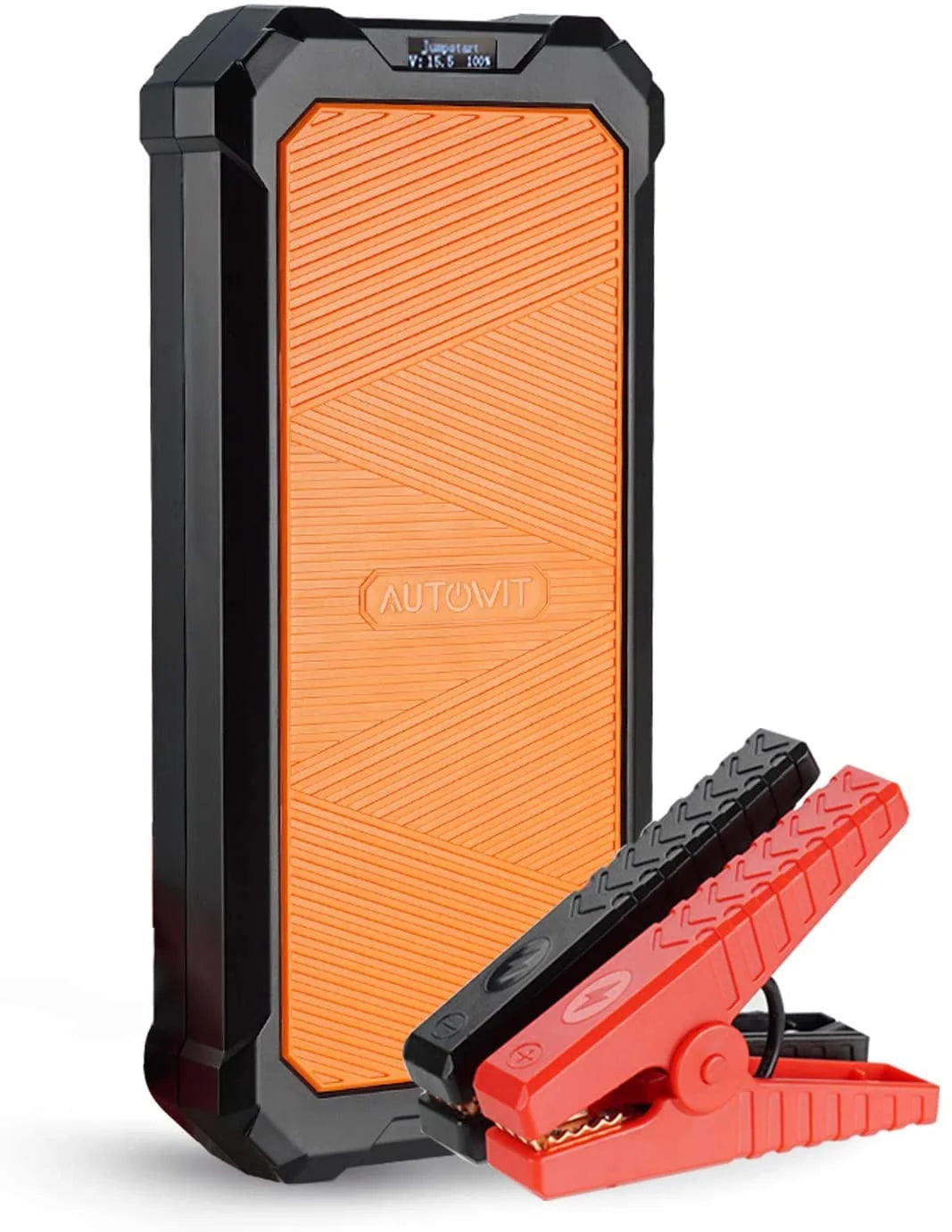 Autowit Super Capacitor Jump Starter, 12V Batteryless Jump Starter, 8.0 Gas&4.0 Diesel Car Jump Starter with Carrying Case, Bulit-in Supercapacitor, No Need Pre-Charge