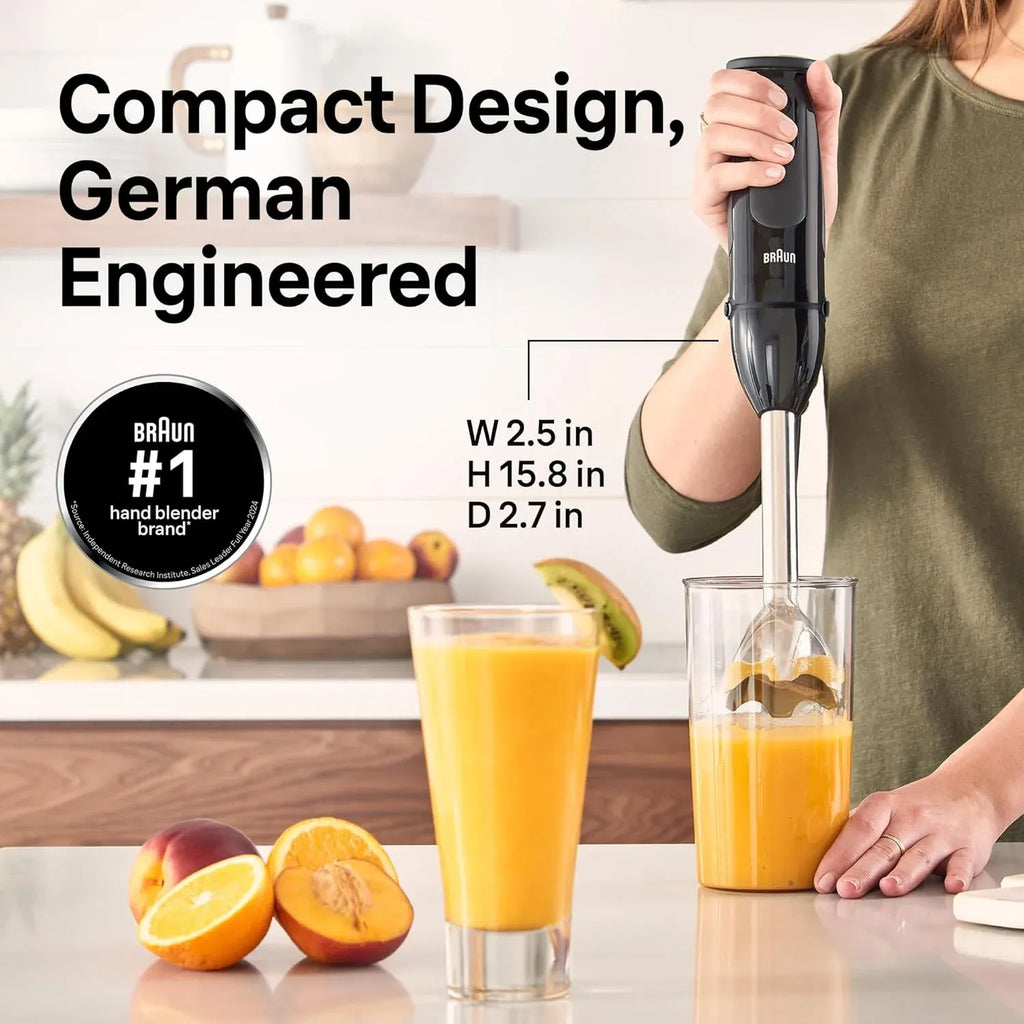 Braun MQ50202M MultiQuick 5 Vario Hand Blender, Black