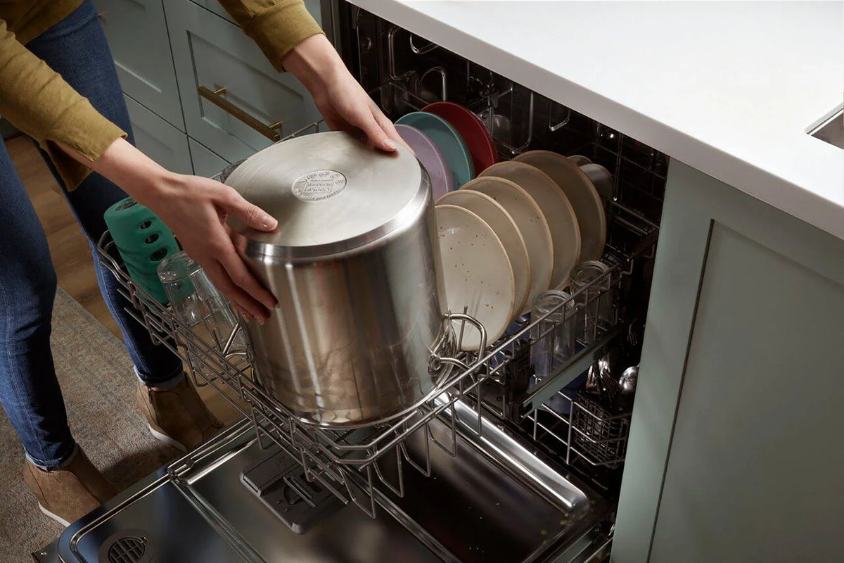 Whirlpool - 24 Top Control Built-In Dishwasher with Stainless Steel Tub, Large Capacity with Tall Top Rack, 50 dBA - White