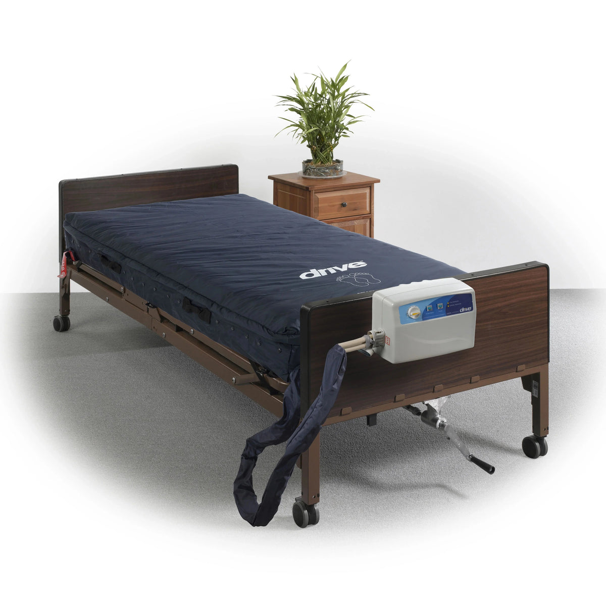 Drive Medical Med-Aire Assure 5 Air with 3 Foam Base Alternating Pressure and Low Air Loss Mattress System