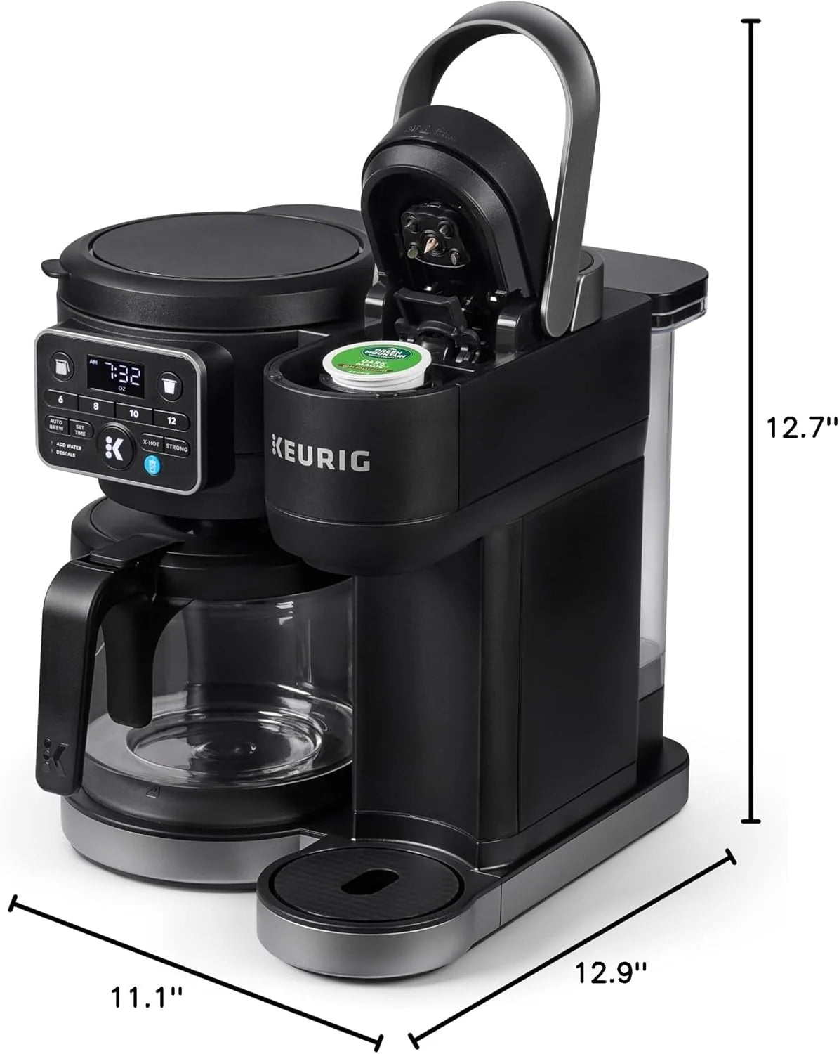 Keurig K-Duo Hot & Iced Single Serve & Carafe Coffee Maker, MultiStream Technology, 72oz Reservoir (Gen 2)