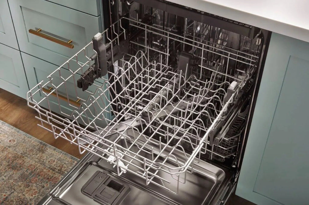 Whirlpool - 24 Top Control Built-In Dishwasher with Stainless Steel Tub, Large Capacity, 3rd Rack, 47 dBA - Black stainless steel