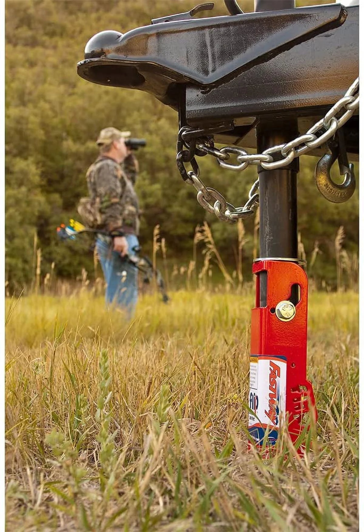 Southwest Wheel 5,000 lbs Side Wind RAM A-Frame Trailer Jack w/ 6 Flip Foot