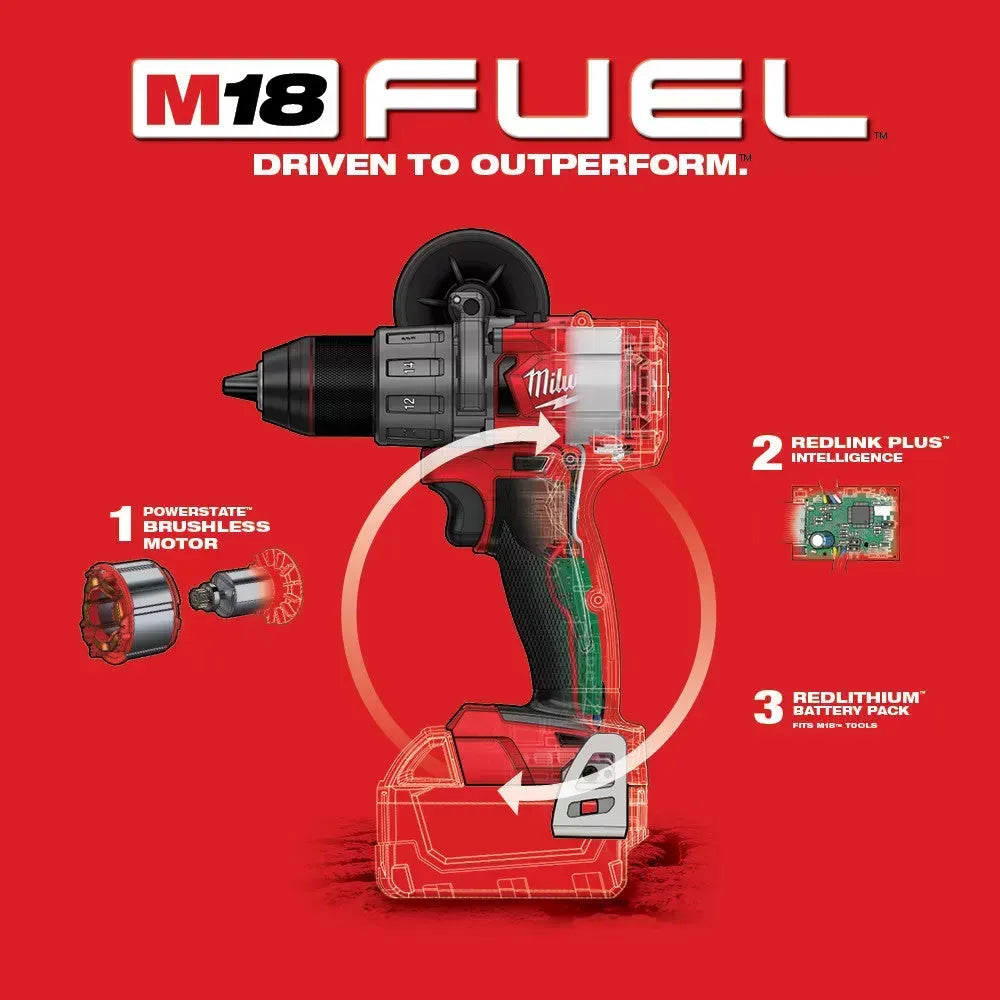 Milwaukee Pre-Sale Pre-Sale 2803-80 M18 FUEL 18V 1/2 Brushless Drill Driver - Bare Tool - Recon