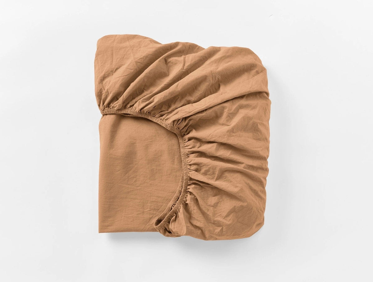Coyuchi Organic Crinkled Percale™ Crib Sheet