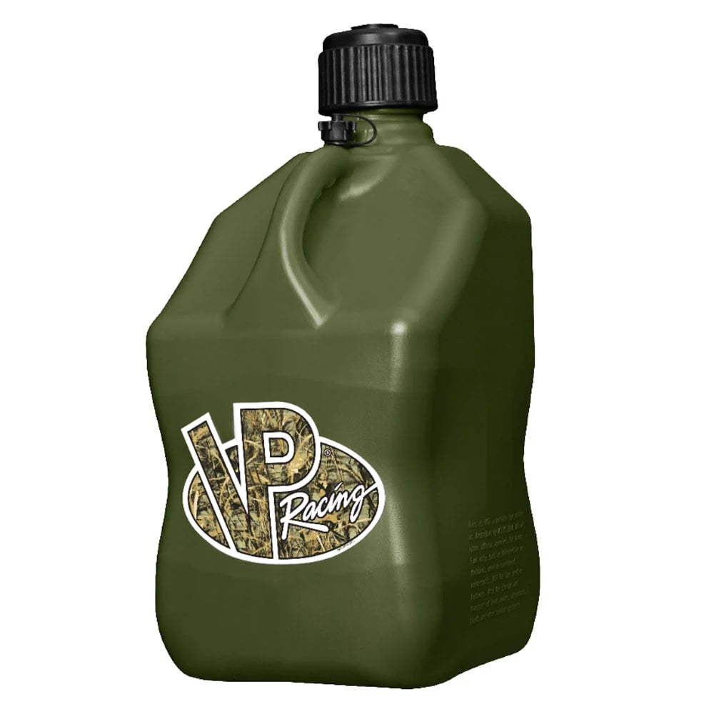 VP Racing Fuels Motorsport 5.5 Gallon Square Utility Jugs, Camo (4 Pack)