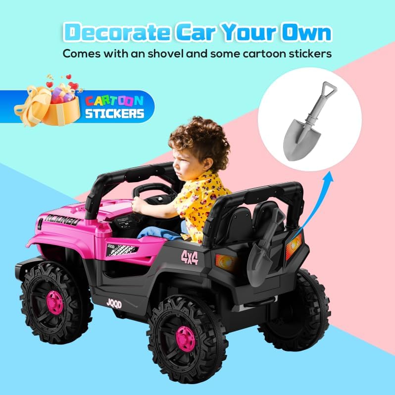 SEALIGHT 12V Children's Driving Truck Model 380 Watt Motor Emergency Braking Function
