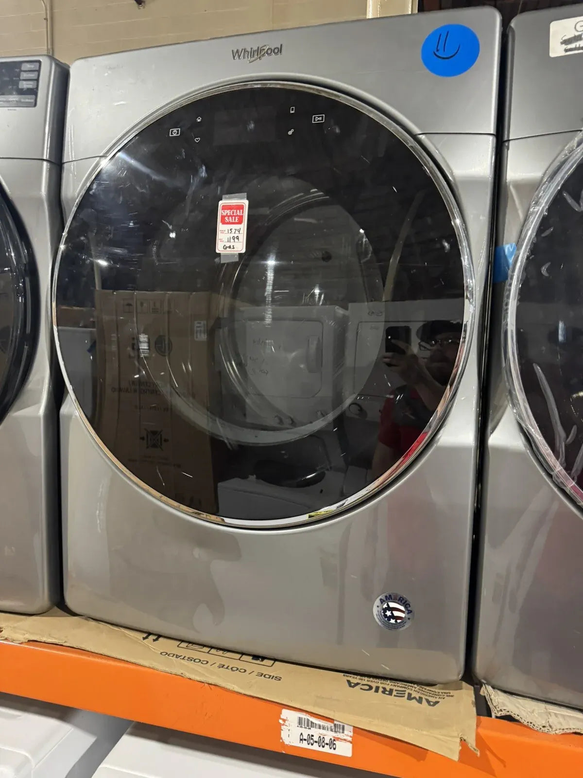 Whirlpool WGD5605MC 27 Inch Gas Dryer with 7.4 cu. ft. Capacity