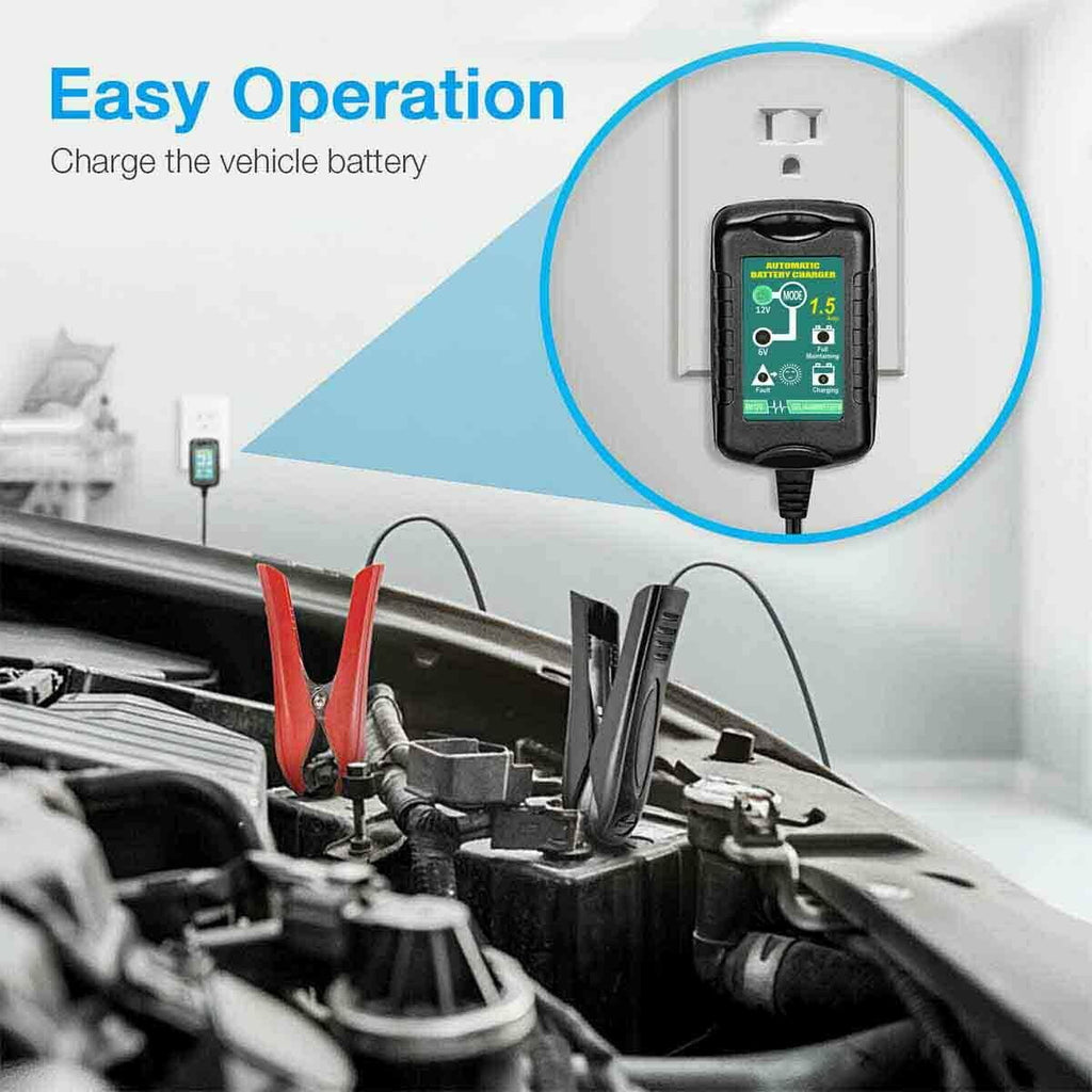 3 PCS 12V Battery Charger Maintainer Trickle for Harley Davidson Motorcycle Car RV