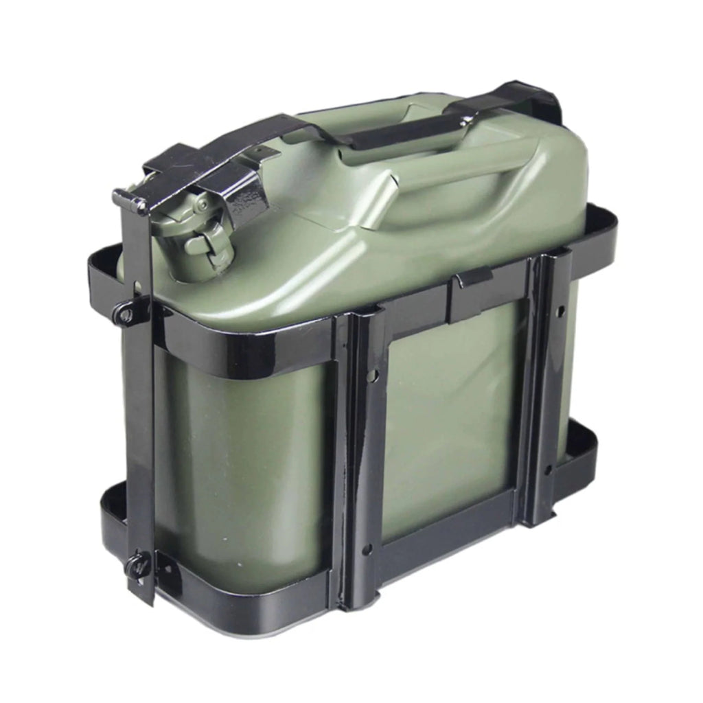 EUBUY Adjustable Metal Jerry Can Holder for 10L/20L Fuel Tank Lockable Fuel Oil Petrol Water Alcohol Container Carrier