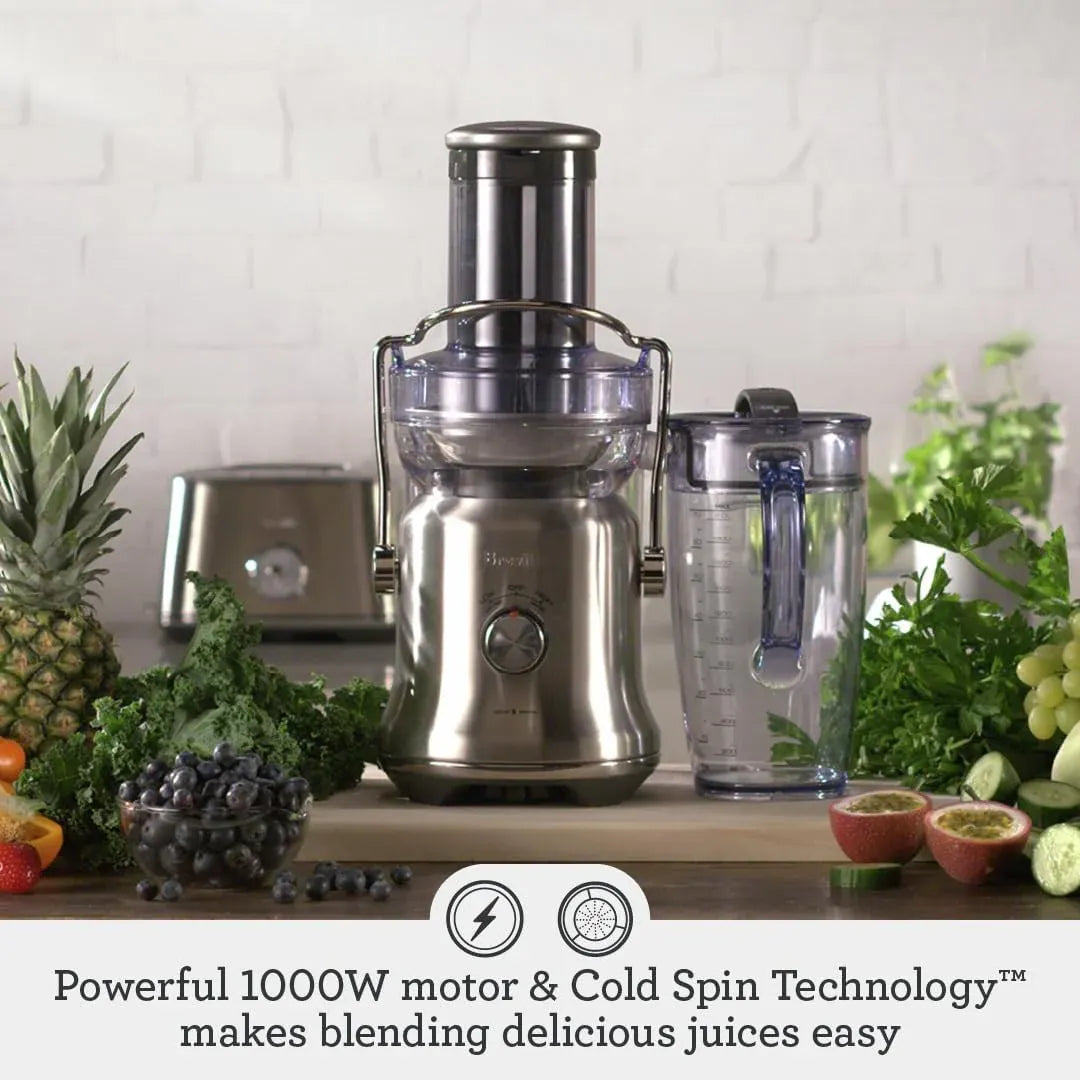 Breville BJE530BSS Juice Fountain Cold Plus, 70 fl oz, Brushed Stainless Steel