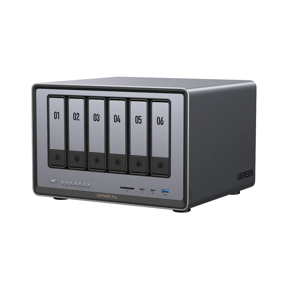 UGREEN NASync DXP6800 Pro, NAS desktop a 6 bay, CPU Intel i5 1235u 10-Core