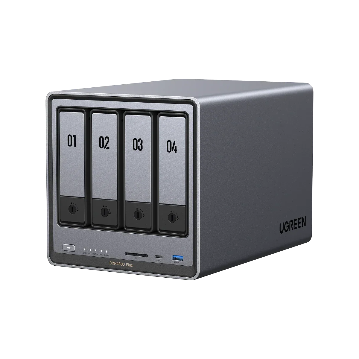 UGREEN NASync DXP4800 Plus, NAS desktop a 4 bay, CPU Intel Pentium Gold 8505 a 5 core