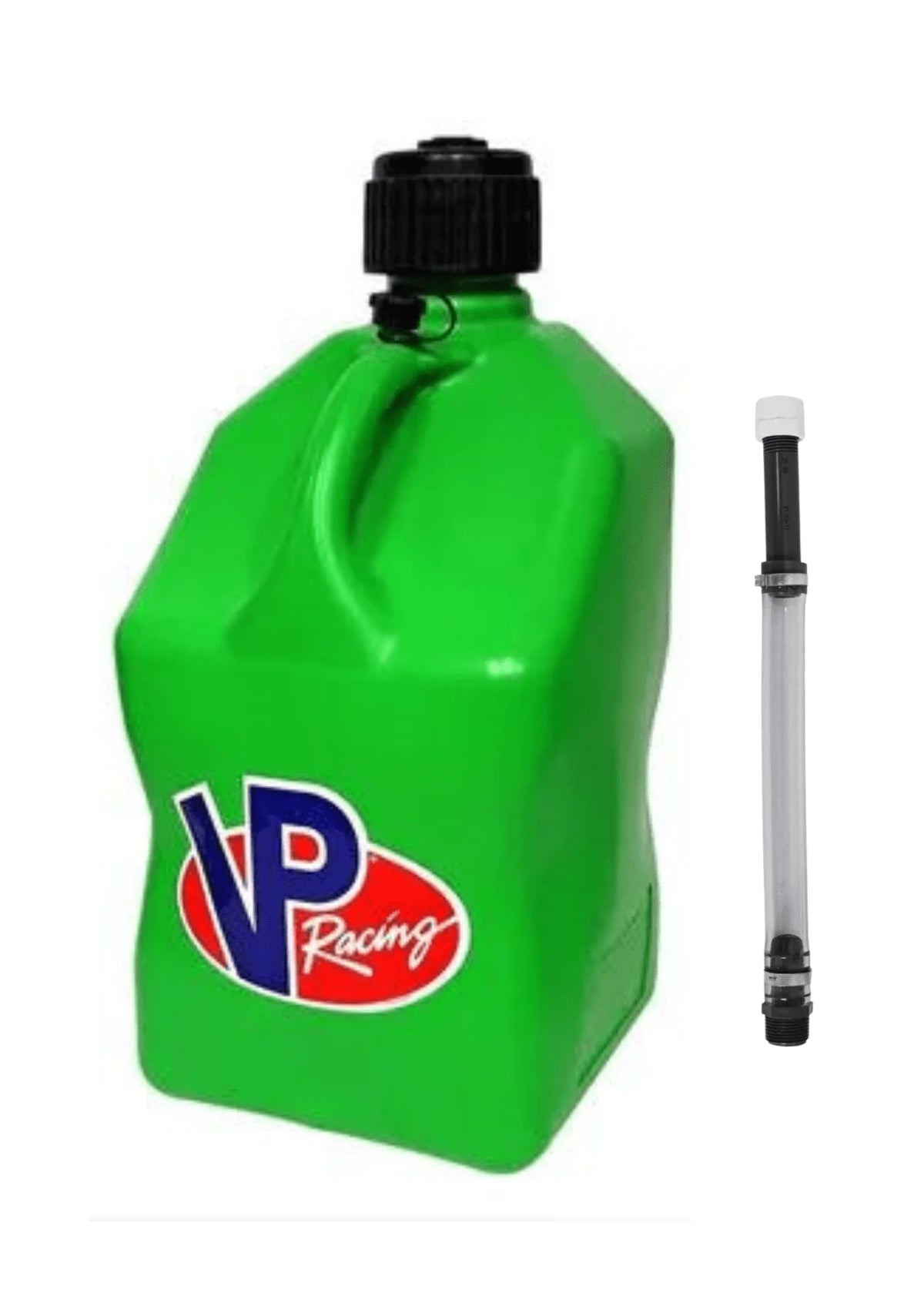 VP Racing Fuel 5.5 Gallon Racing Utility Jug Multicolor Bundle 4 Pack by Louisiana Pantry (4 Deluxe Hoses Included, Blue, Red, Green, and White)
