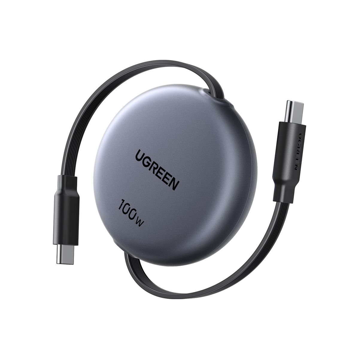 สายชาร์จ UGREEN Nexode USB-C แบบยืดหดได้ 100W