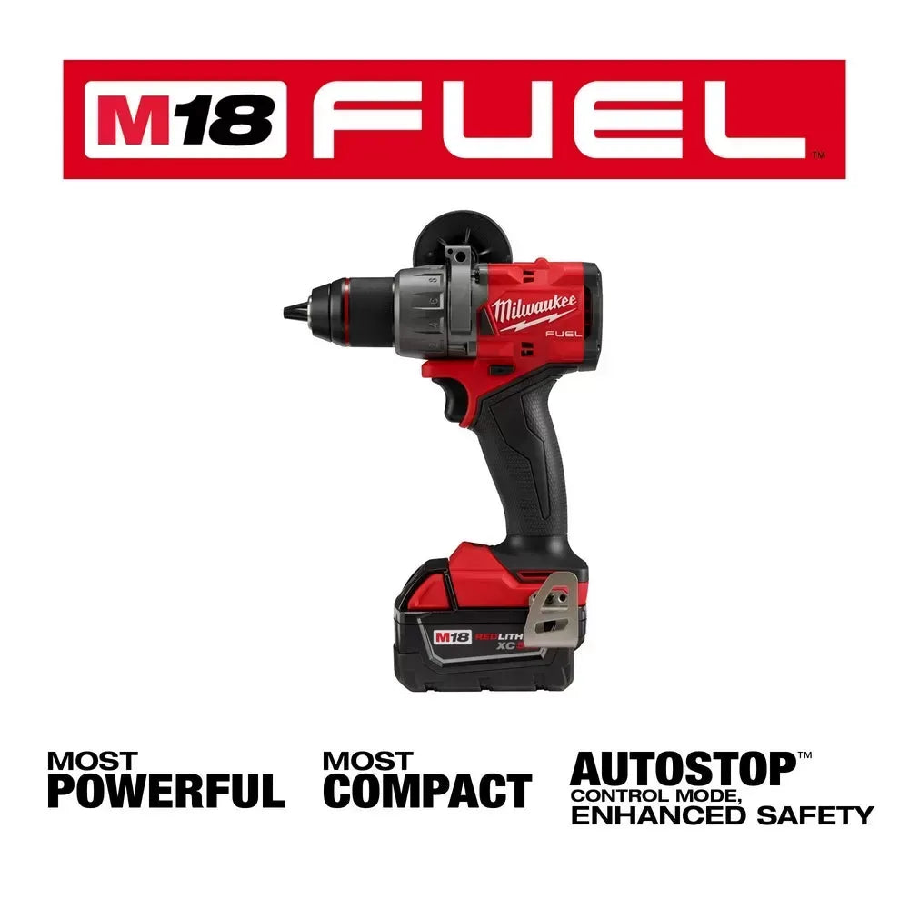 Milwaukee Pre-Sale Pre-Sale 2903-22 M18 FUEL 18V 1/2 Cordless Li-Ion Drill/Driver Kit