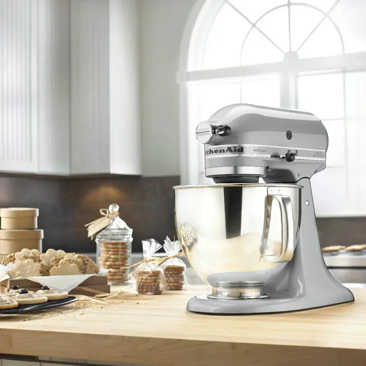 KitchenAid Artisan 5-Quart Tilt-Head Stand Mixer with Pour Flap