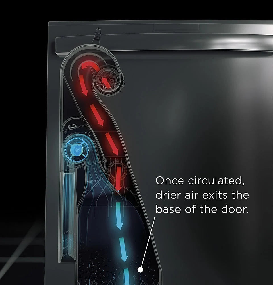 GE Profile - Hidden Control Built-In Dishwasher with Stainless Steel Tub, Fingerprint Resistance, 42 dBA - Stainless steel