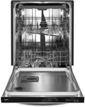 Whirlpool - 24 Top Control Built-In Dishwasher with Stainless Steel Tub, Large Capacity, 3rd Rack, 47 dBA - Stainless steel