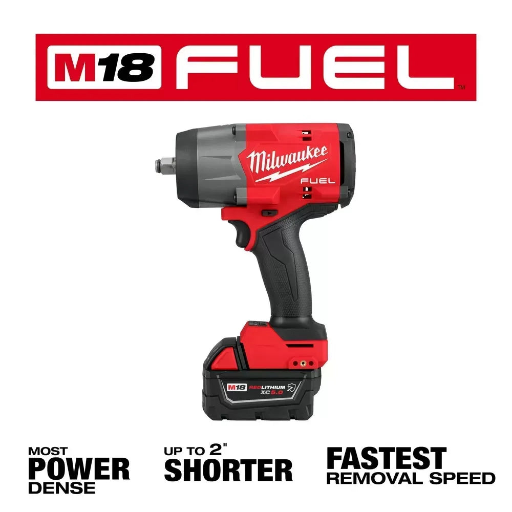 Milwaukee 3010-22 M18 FUEL 18V 1/2 HTIW - 3/8 MTIW Automotive Combo Kit
