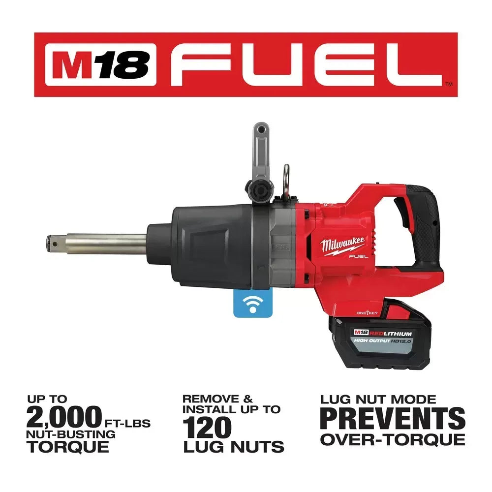 Milwaukee 2869-22HD M18 FUEL 18V 1 D-Handle Anvil High Torque Impact Wrench Kit