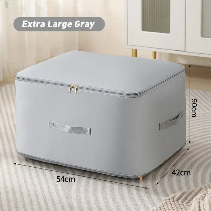 Compression Storage Bag with Built-In Zipper and Moisture-Resistant Fabric, Sturdy Handles