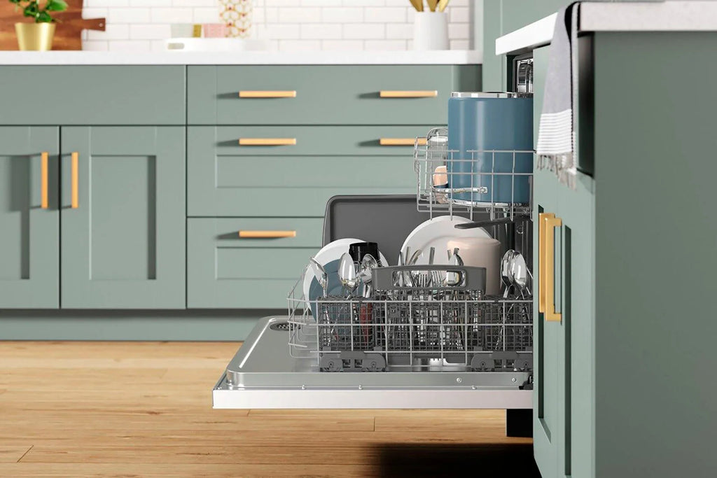 Whirlpool - 24 Top Control Built-In Dishwasher with Stainless Steel Tub, Large Capacity with Tall Top Rack, 50 dBA - White