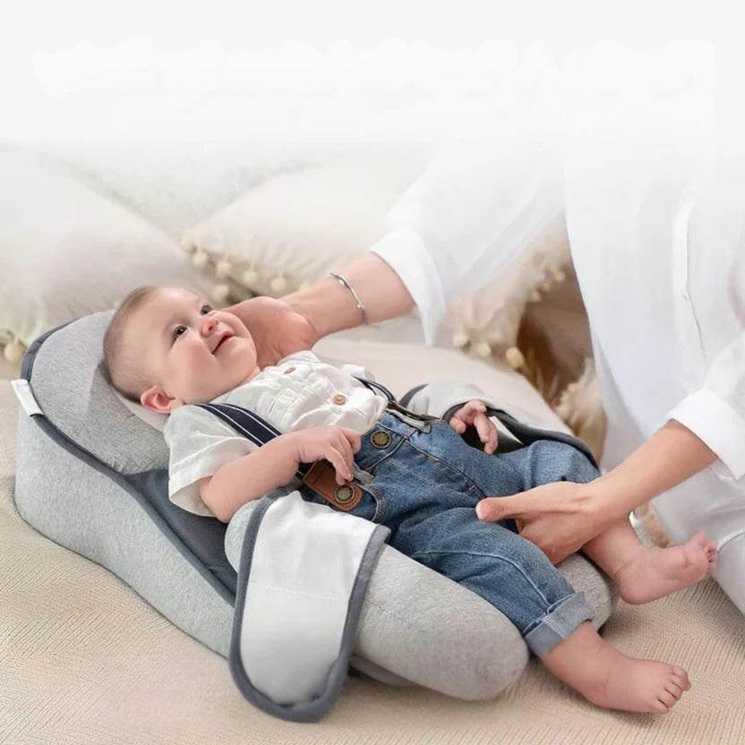 Baby Incline Cushion with Adjustable Leg Support for Newborns 0-12 Months