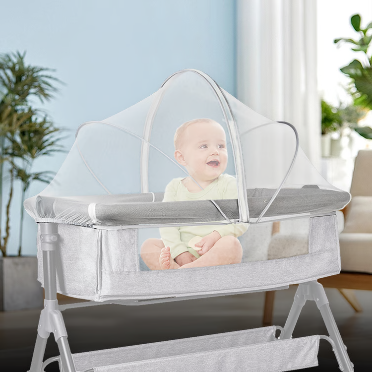 Pop Up Mosquito Net for Cribs and Bassinets with Breathable Mesh