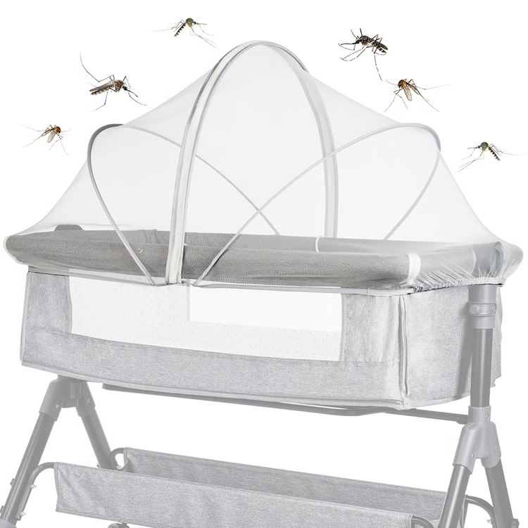 Pop Up Mosquito Net for Cribs and Bassinets with Breathable Mesh