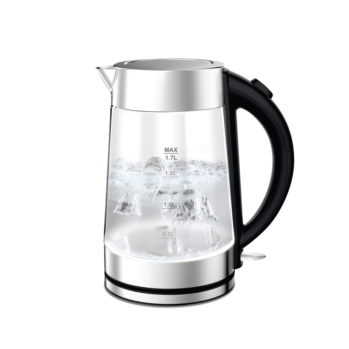 Electric Glass Kettle - 1.7L | Double-Wall Heavy Duty Elite Durability