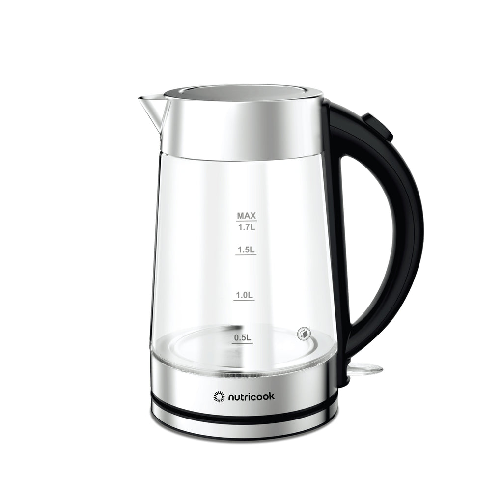 Electric Glass Kettle - 1.7L | Double-Wall Heavy Duty Elite Durability