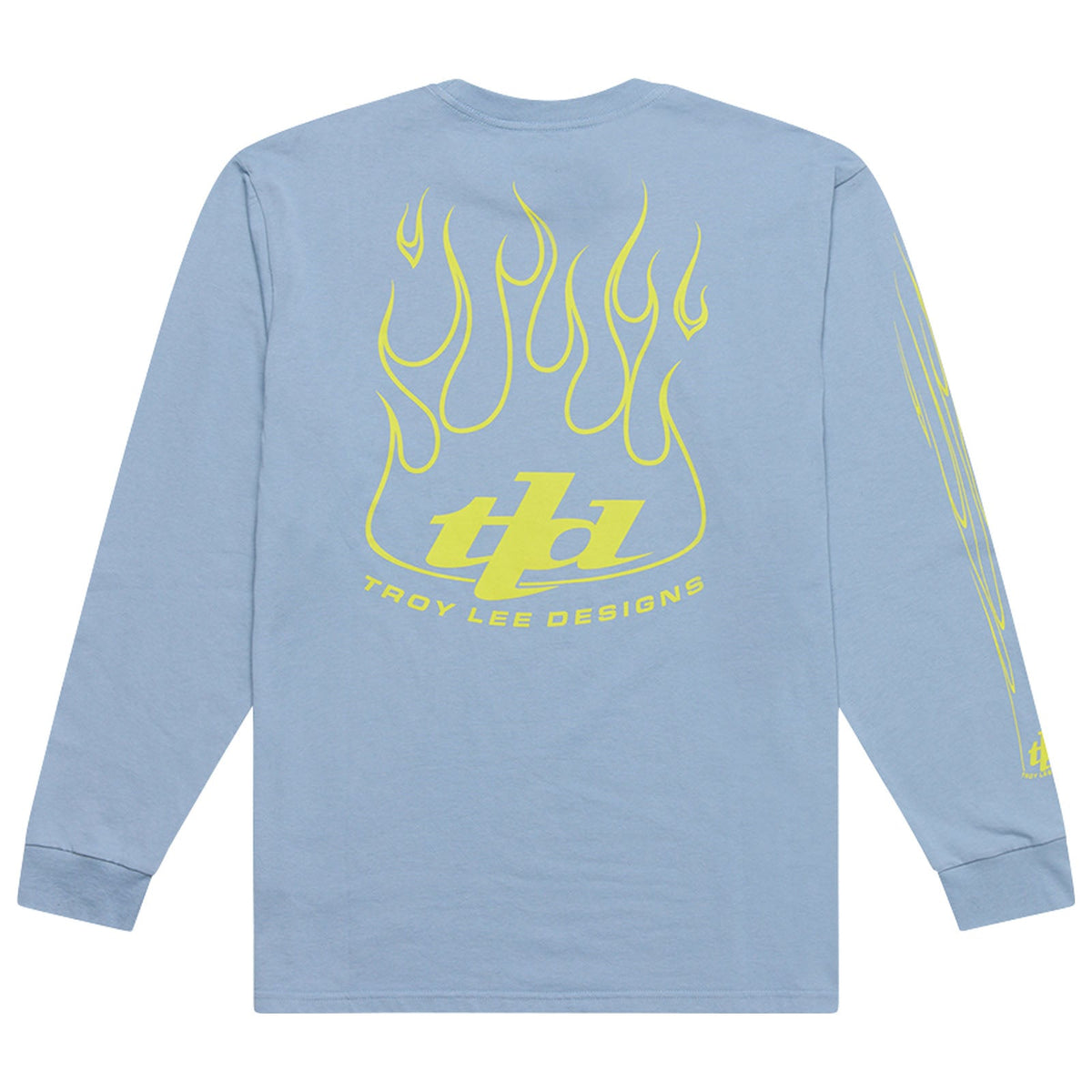 Long Sleeve Tee Torched Smoke Blue