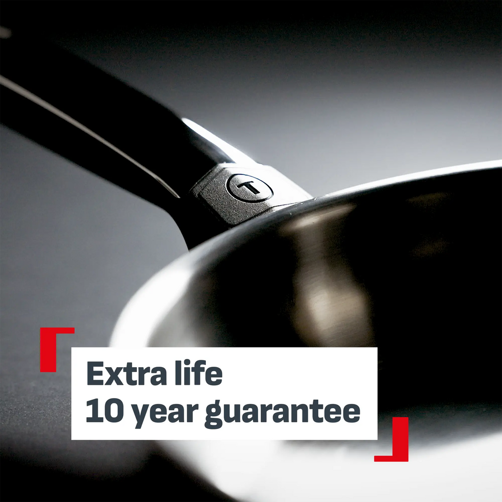 Tefal Emotion+ Induction Stainless Steel Uncoated Wok 28cm