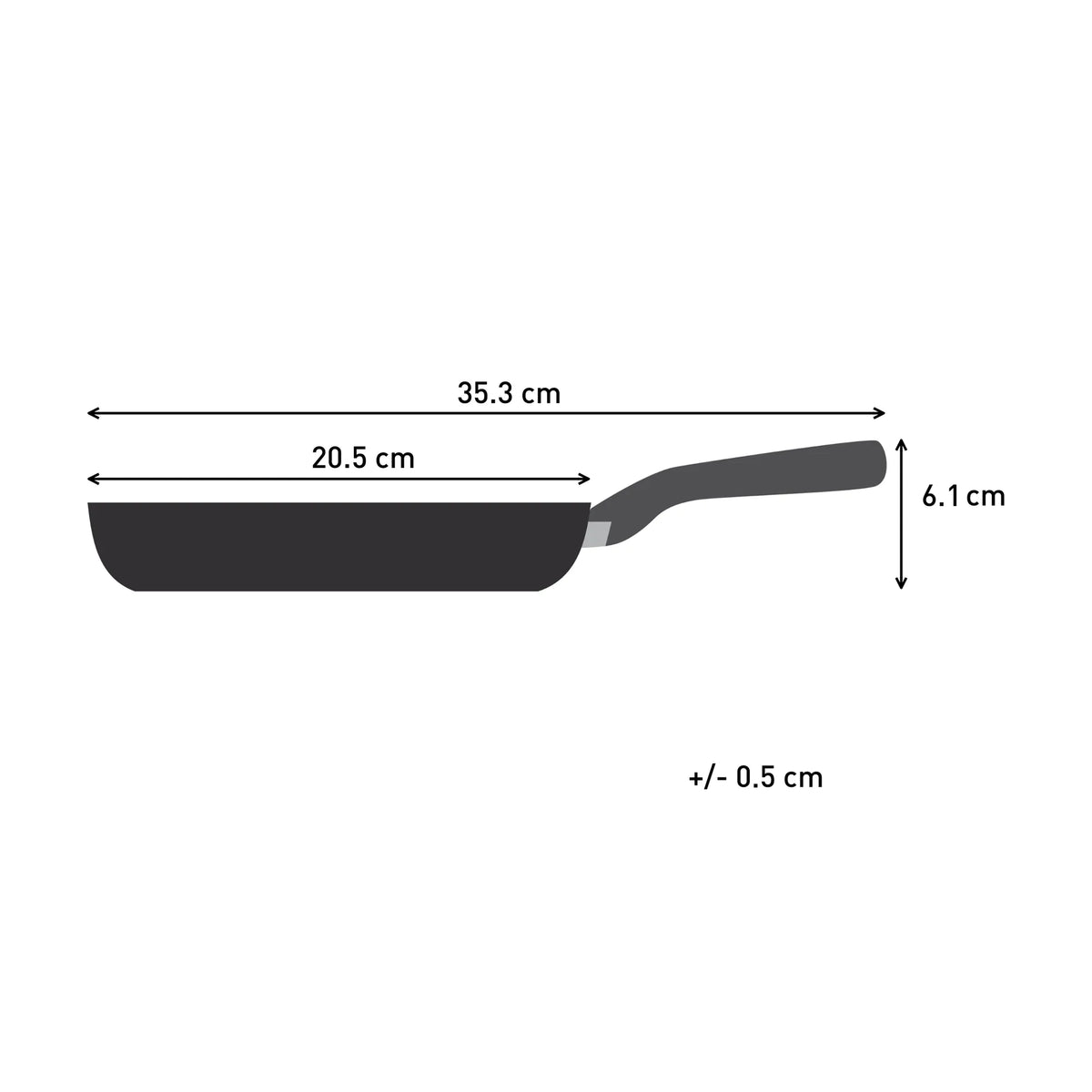 Tefal Halo Induction Non-Stick Eucalyptus Frypan 20cm