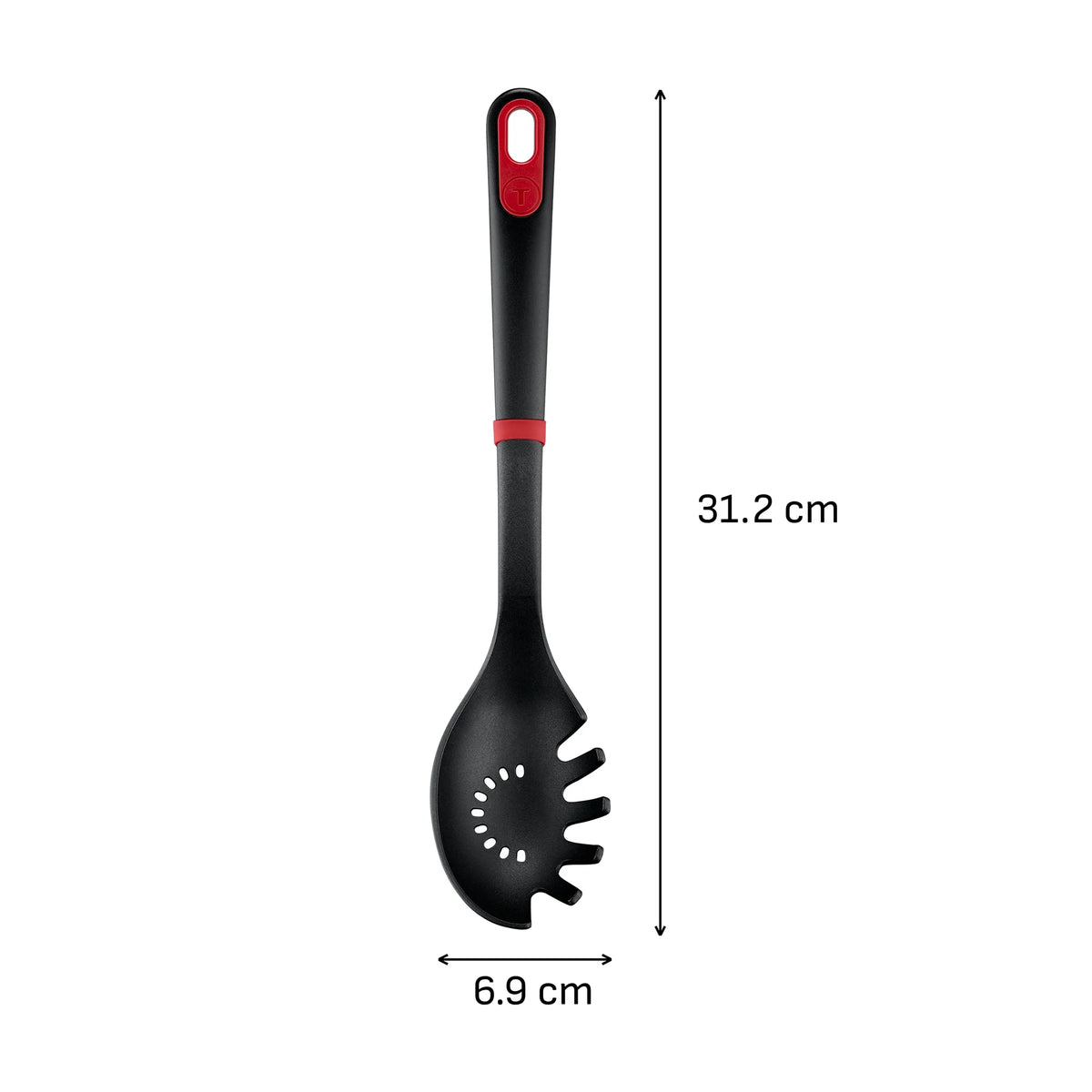 Tefal Ingenio+ Nylon Pasta Spoon Red/Black K1980234