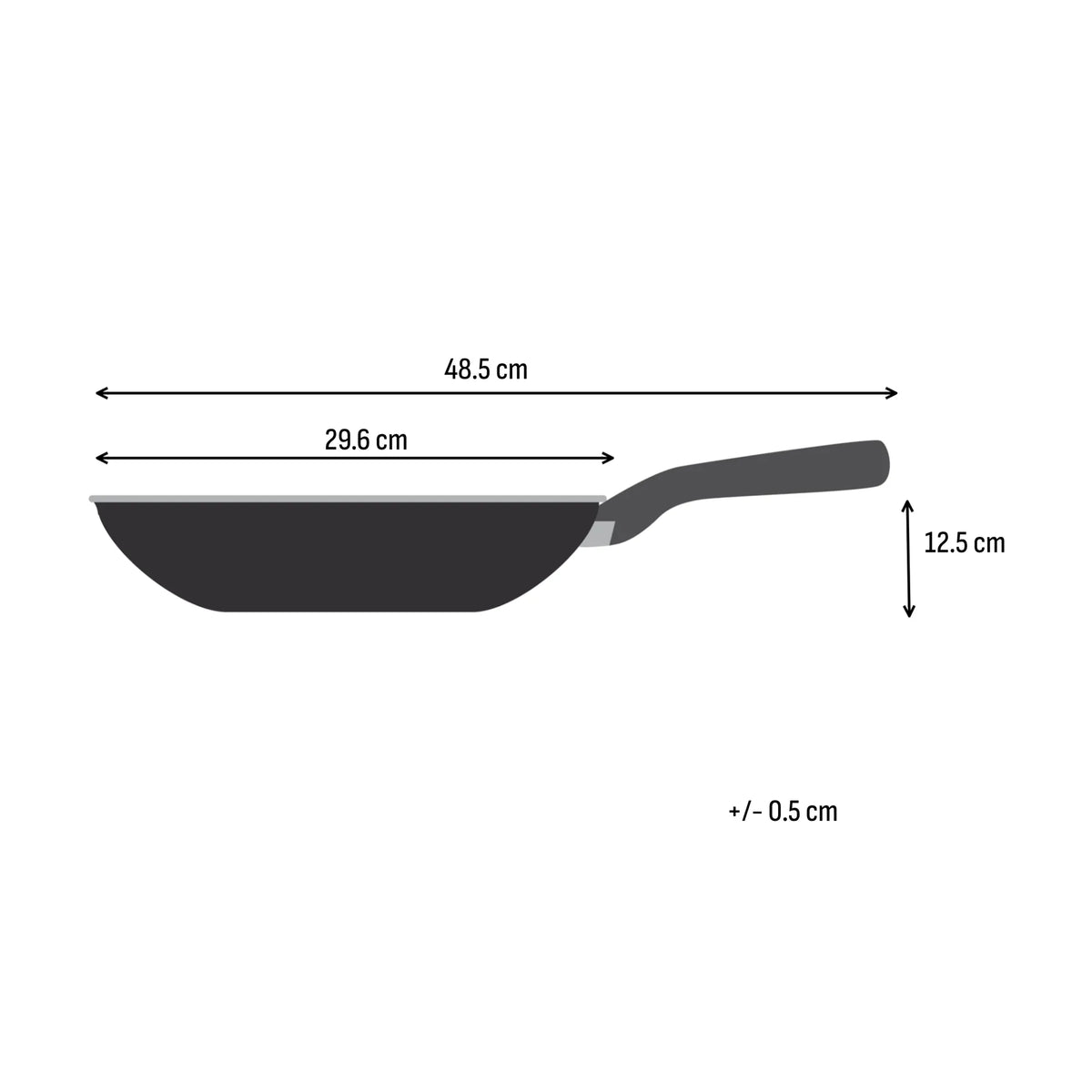 Tefal Emotion+ Induction Stainless Steel Uncoated Wok 28cm