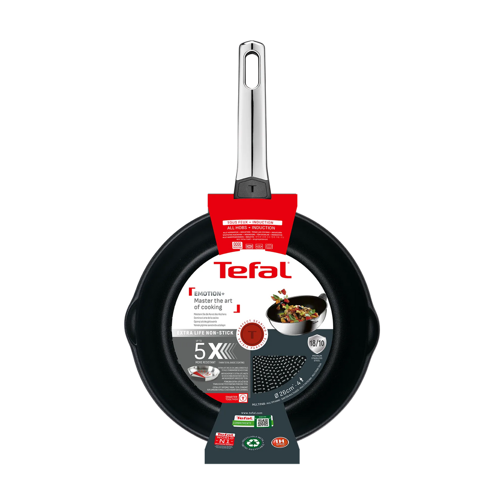 Tefal Emotion+ Induction Stainless Steel Non-Stick Multipan 26cm