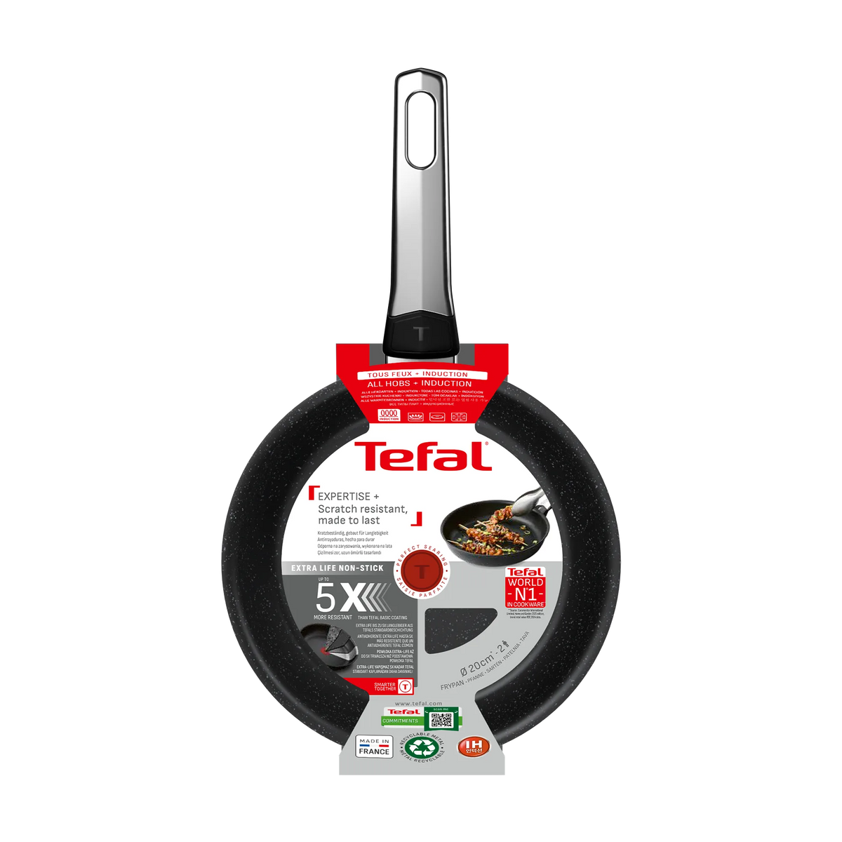 Tefal Expertise+ Induction Non-Stick Frypan 20cm