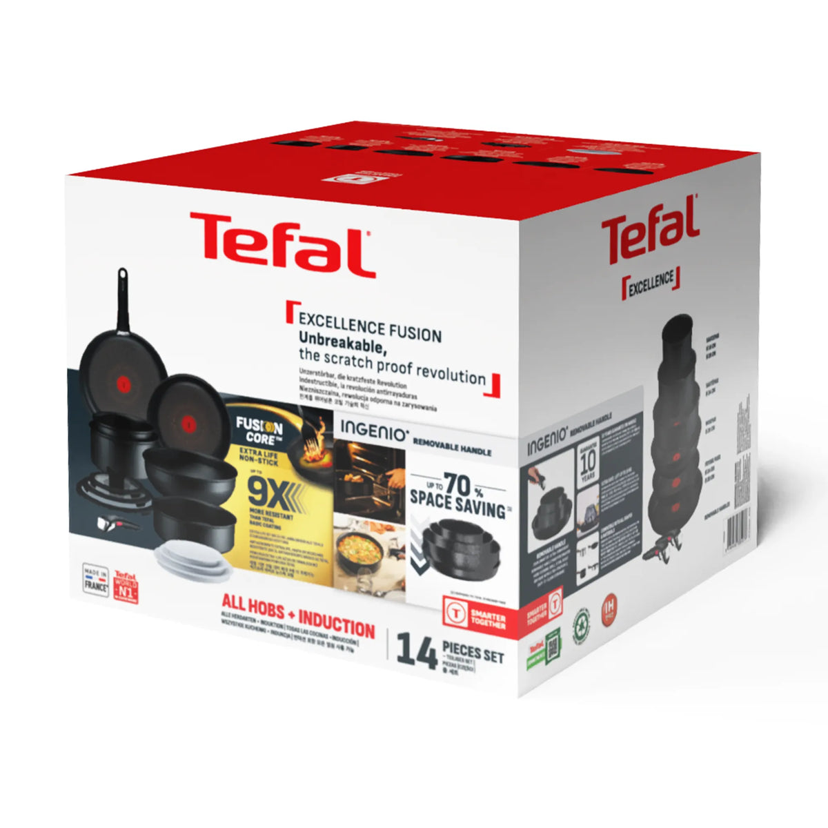 Tefal Ingenio Excellence Fusion Induction Non-Stick 14pc Set